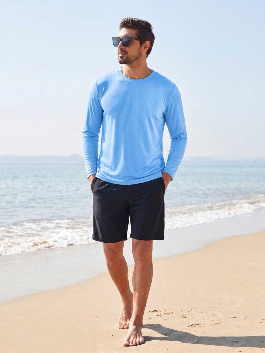 Men's UPF 80+ Sun Shirt Quick Dry Long Sleeve Shirts