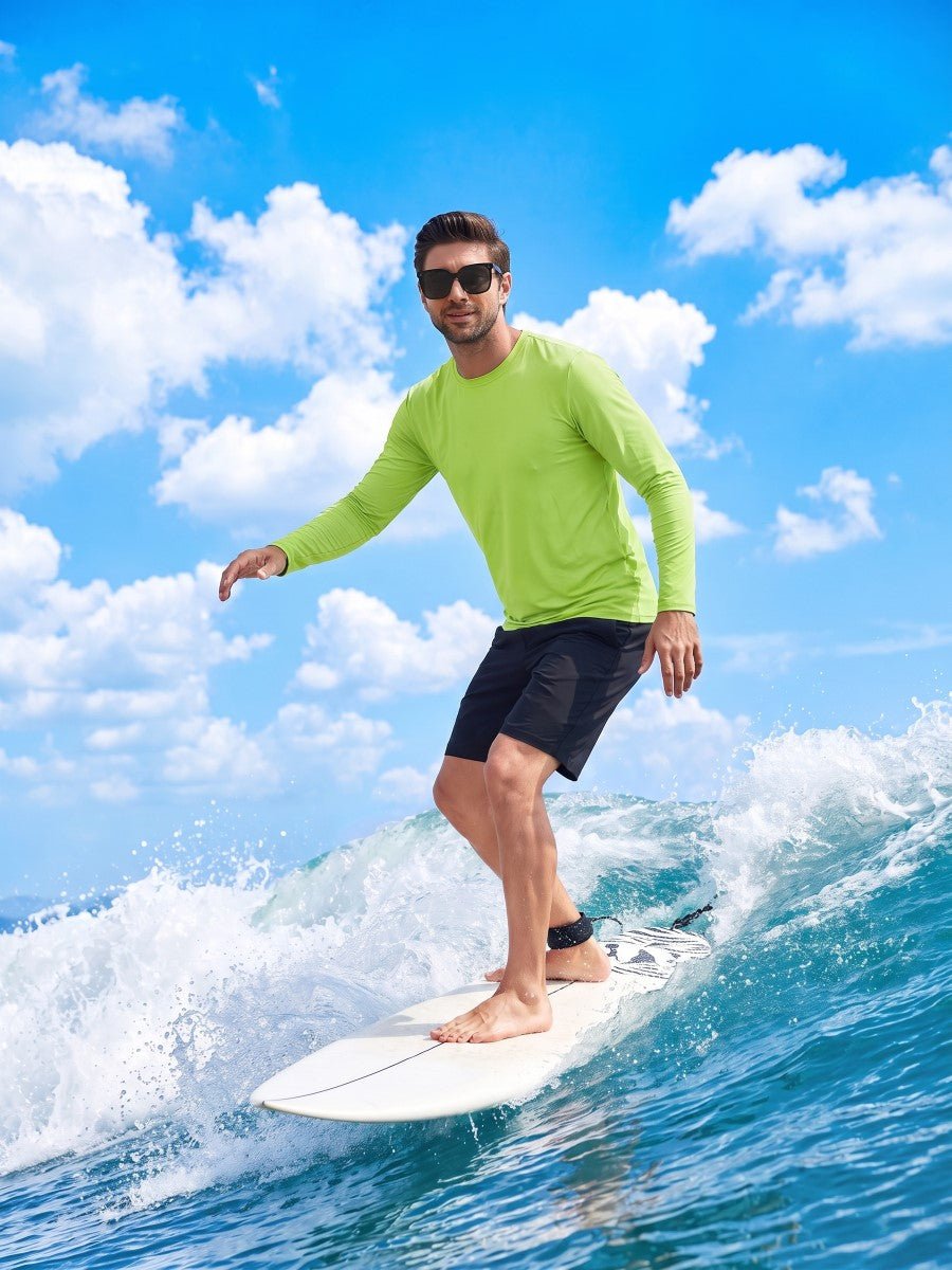 Men's UPF 80+ Sun Shirt Quick Dry Long Sleeve Shirts