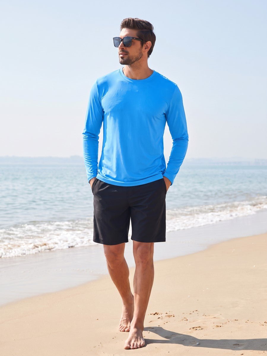 Men's UPF 80+ Sun Shirt Quick Dry Long Sleeve Shirts