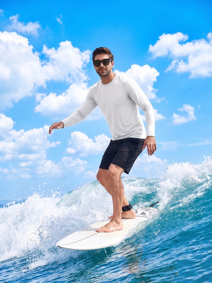 Men's UPF 80+ Sun Shirt Quick Dry Long Sleeve Shirts