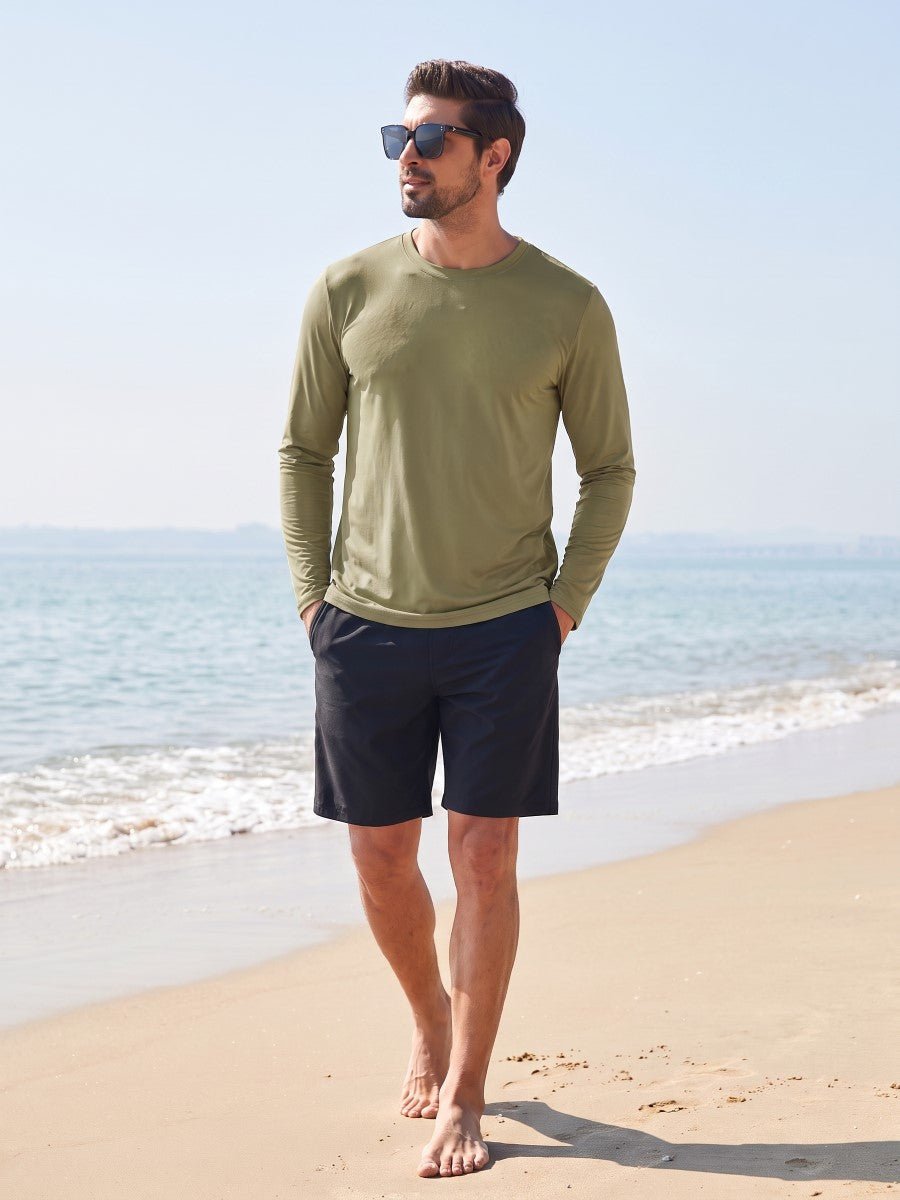Men's UPF 80+ Sun Shirt Quick Dry Long Sleeve Shirts
