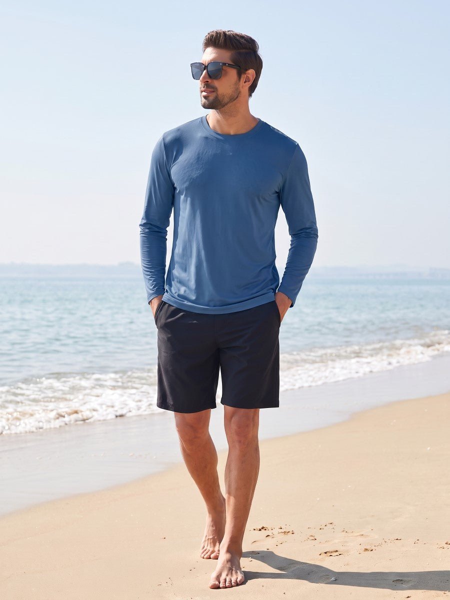Men's UPF 80+ Sun Shirt Quick Dry Long Sleeve Shirts