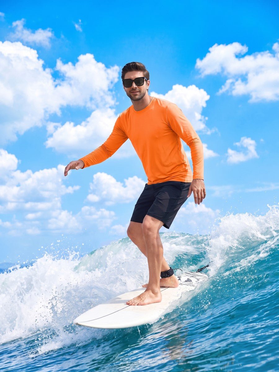 Men's UPF 80+ Sun Shirt Quick Dry Long Sleeve Shirts