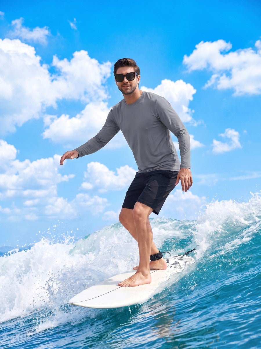 Men's UPF 80+ Sun Shirt Quick Dry Long Sleeve Shirts
