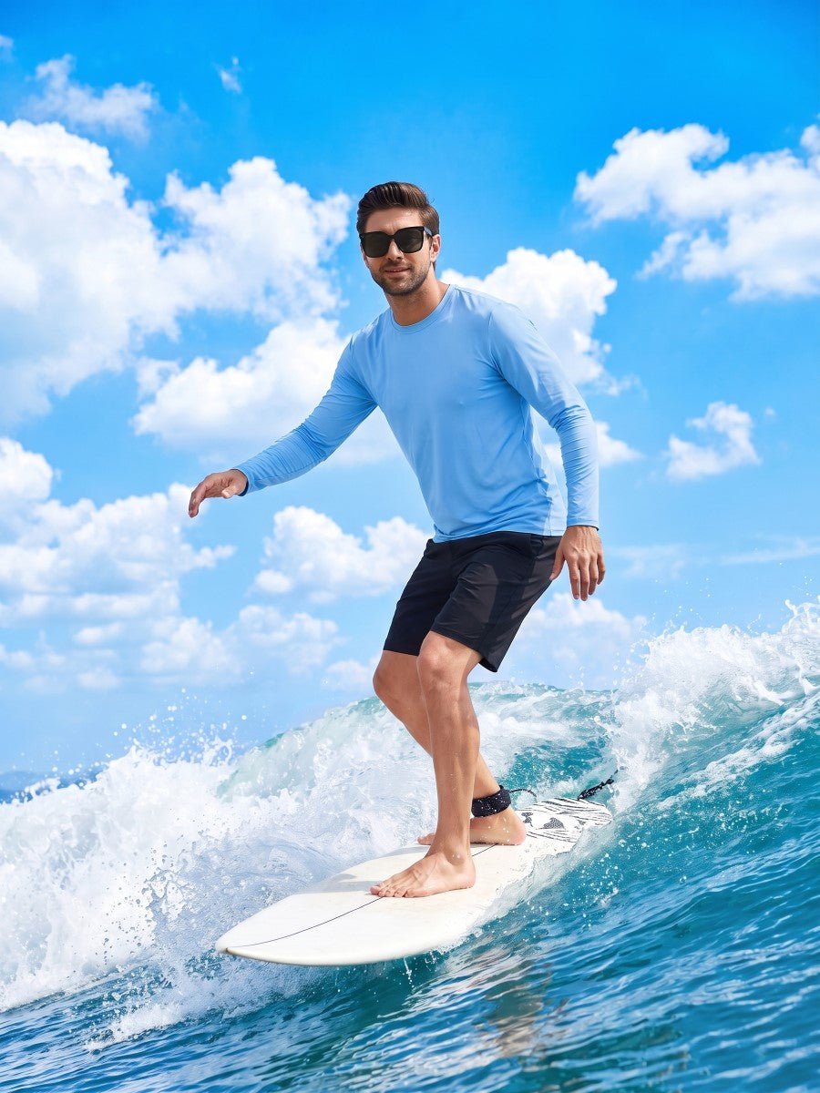 Men's UPF 80+ Sun Shirt Quick Dry Long Sleeve Shirts