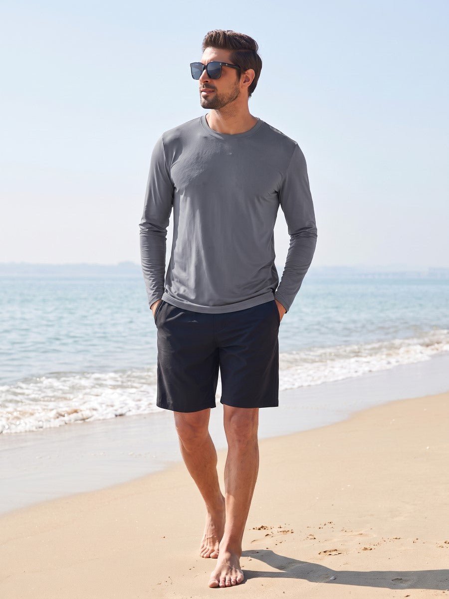 Men's UPF 80+ Sun Shirt Quick Dry Long Sleeve Shirts