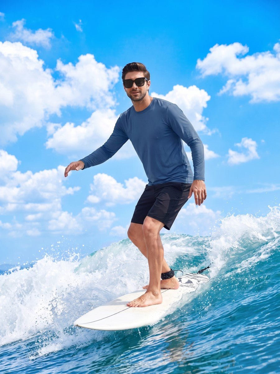 Men's UPF 80+ Sun Shirt Quick Dry Long Sleeve Shirts
