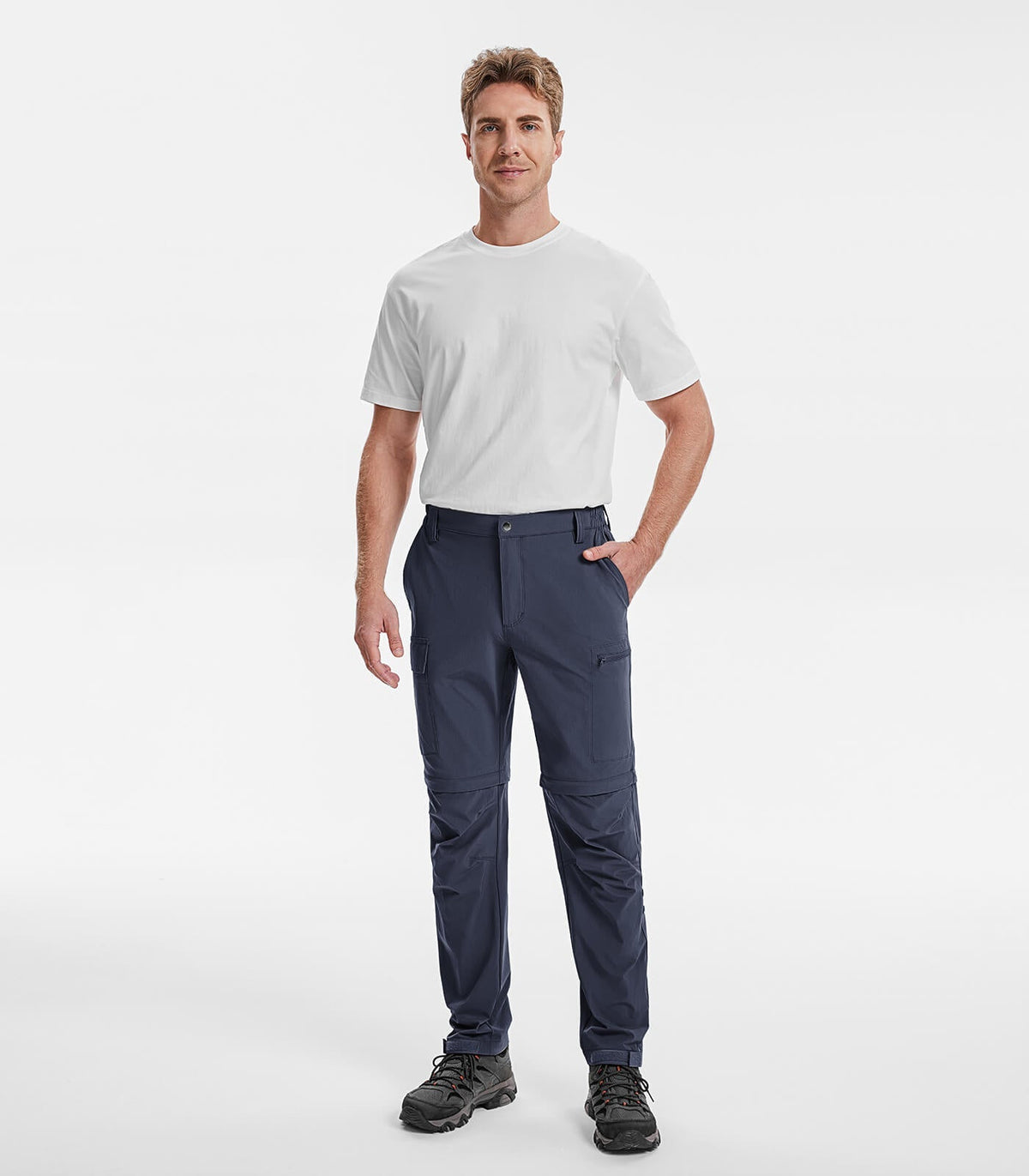 Men's Convertible Hiking Pants Quick Dry Cargo Pants - HikerFlex M015