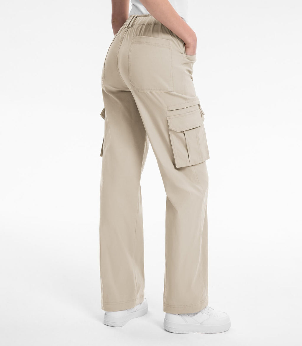 Women's Cargo Hiking Pants High Waisted - HikerFlex W037