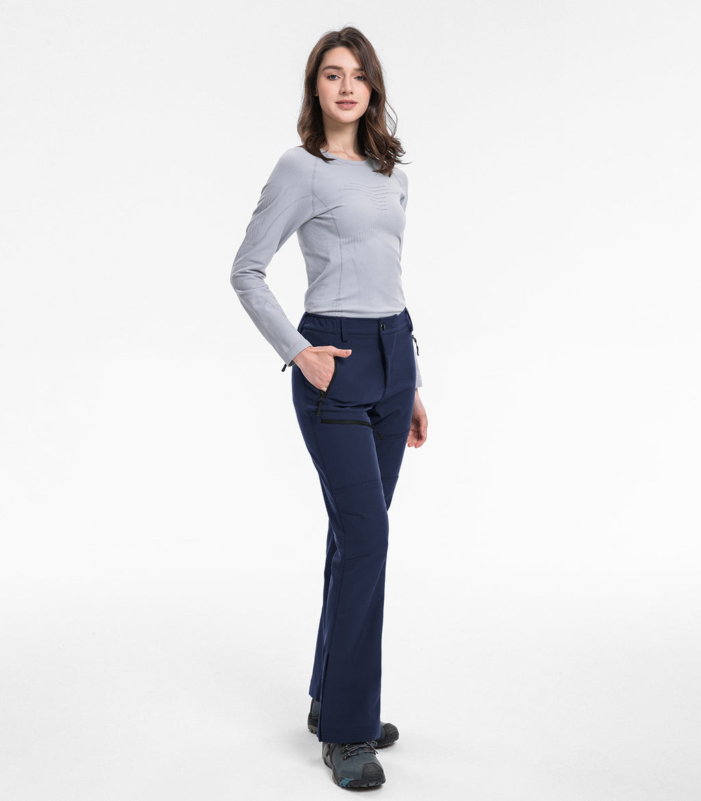 Women's Snow Ski Flare Hiking Pants - SnowVenture W021