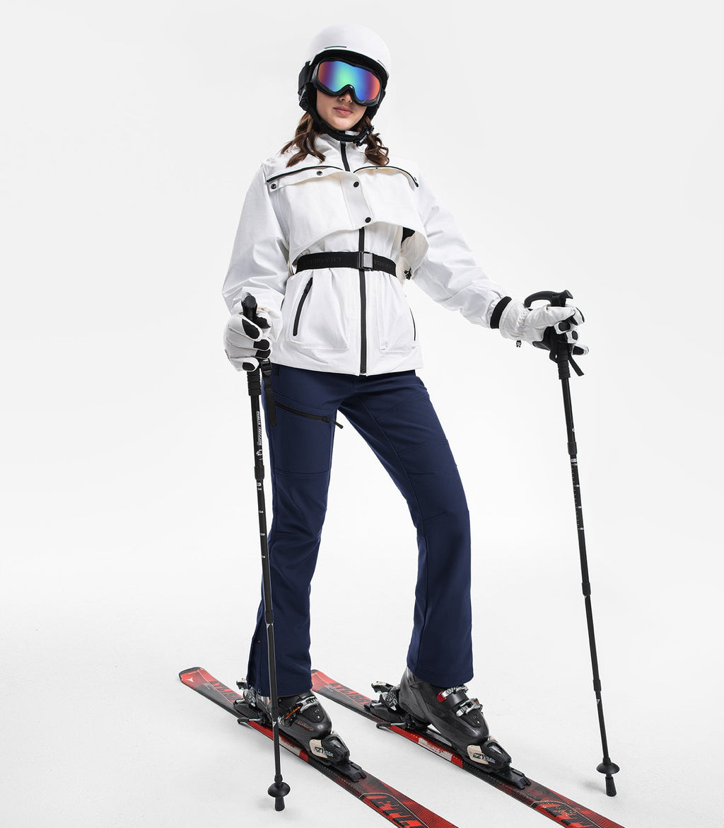 Women's Snow Ski Flare Hiking Pants - SnowVenture W021