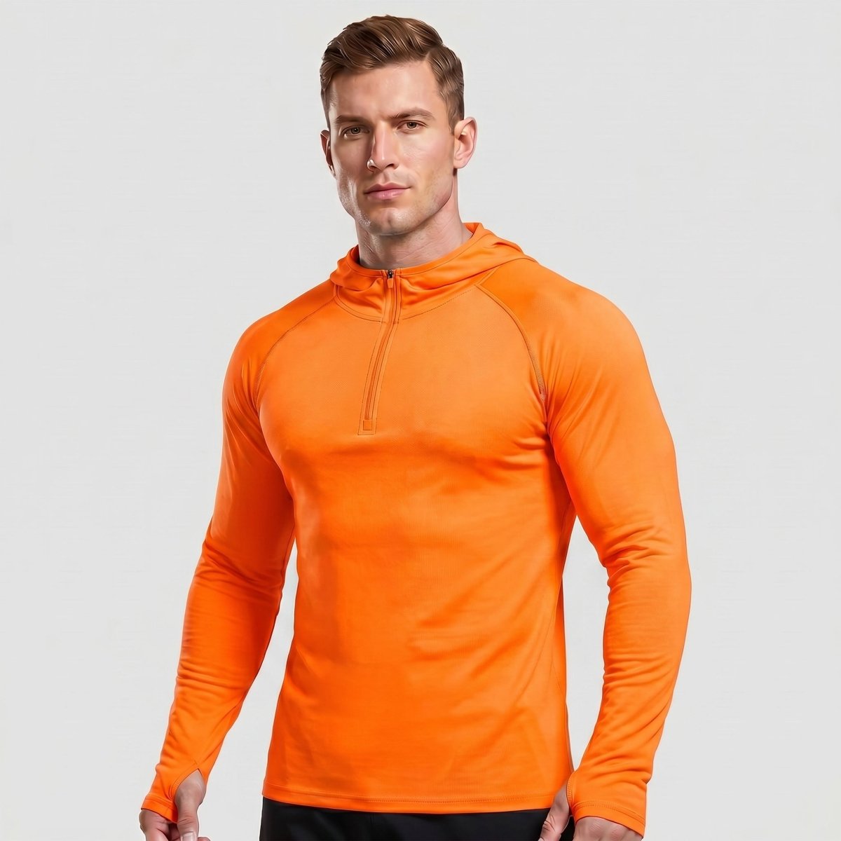 Quarter Zip UPF 50+ Sun Protection Hoodie Shirts