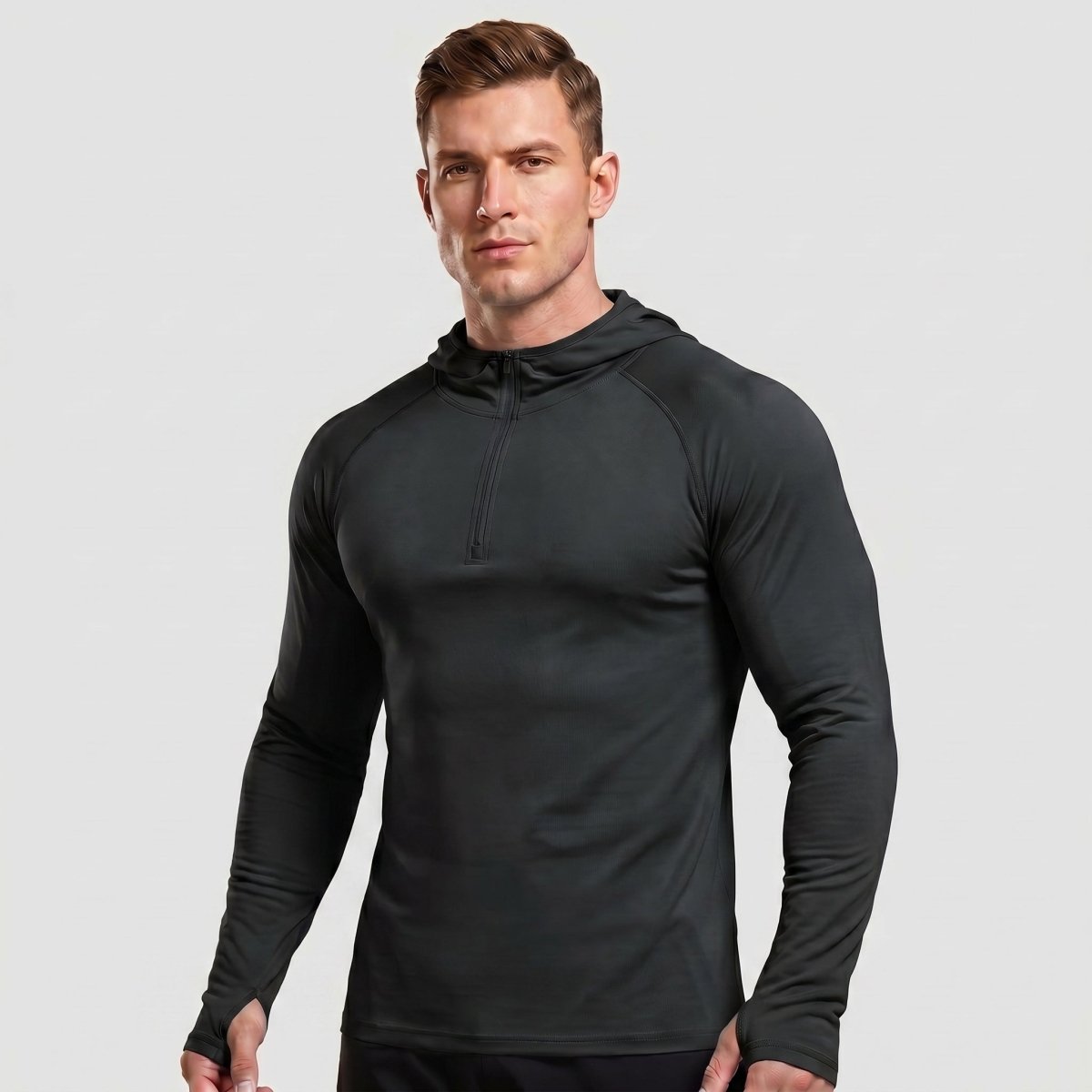 Quarter Zip UPF 50+ Sun Protection Hoodie Shirts