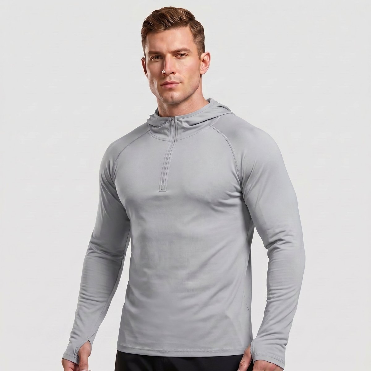 Quarter Zip UPF 50+ Sun Protection Hoodie Shirts