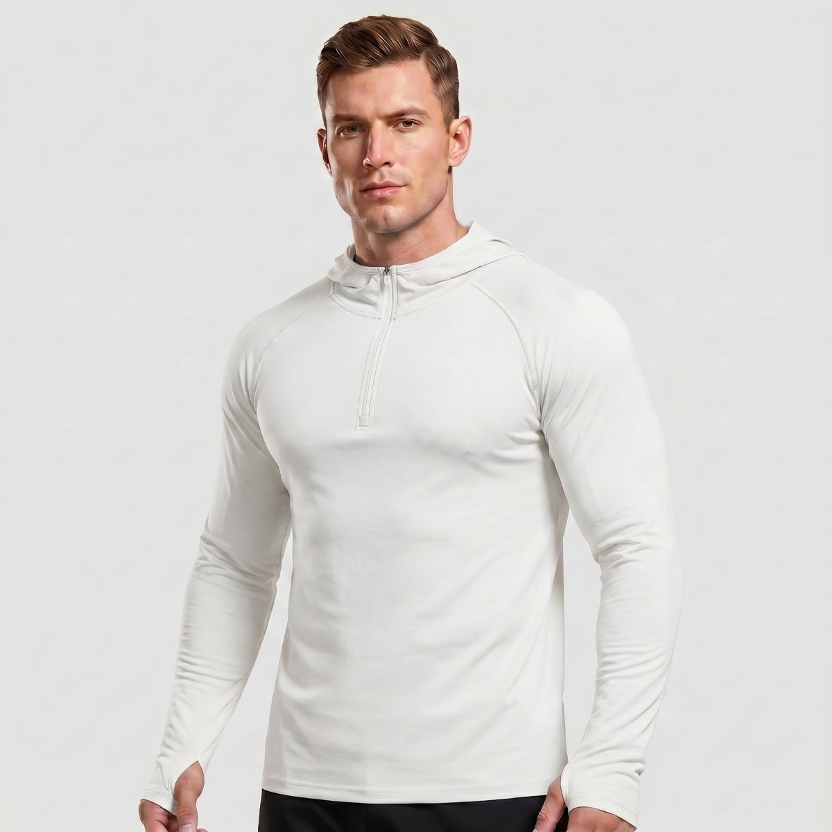 Quarter Zip UPF 50+ Sun Protection Hoodie Shirts