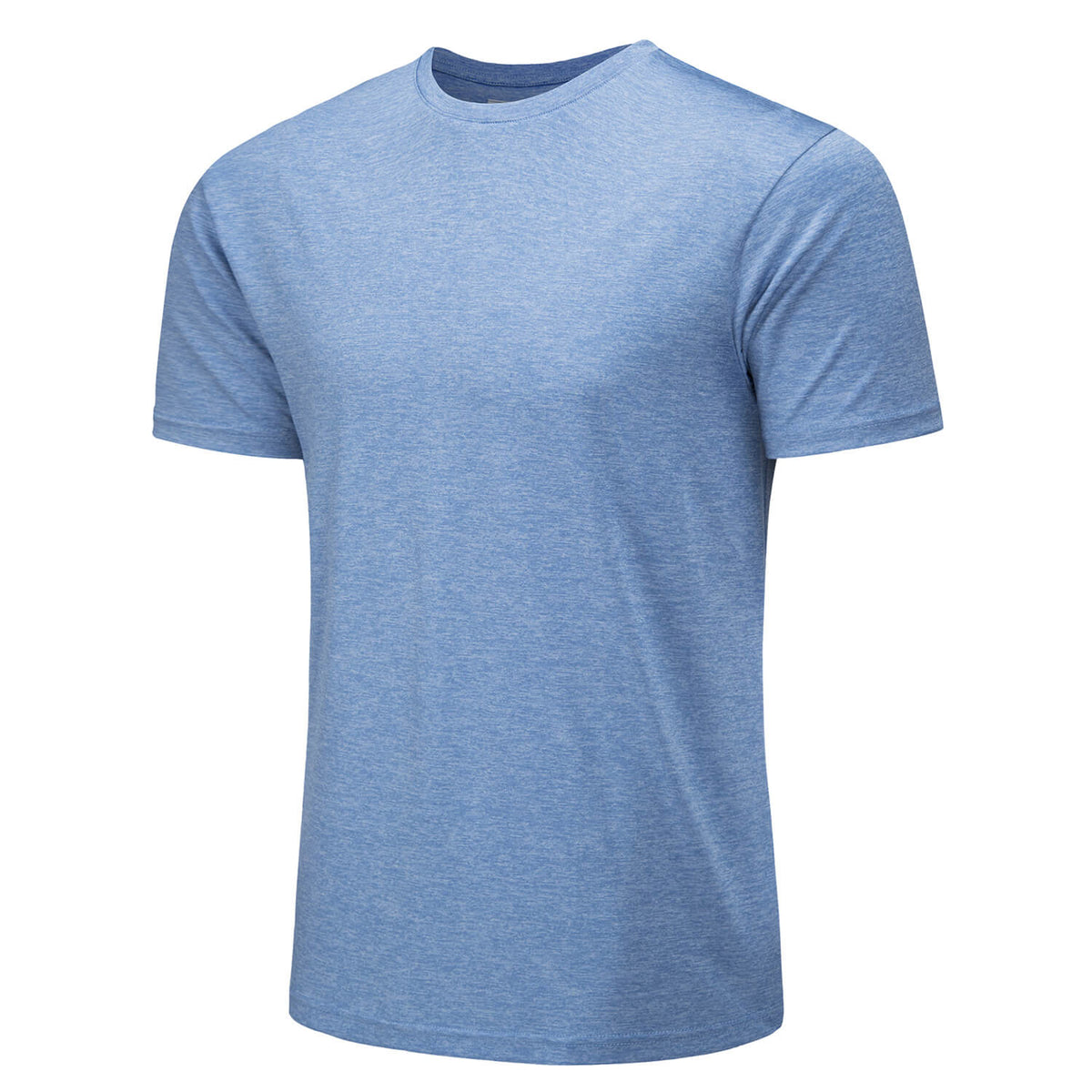 Men's Quick-Dry Solid Round Neck T-shirt