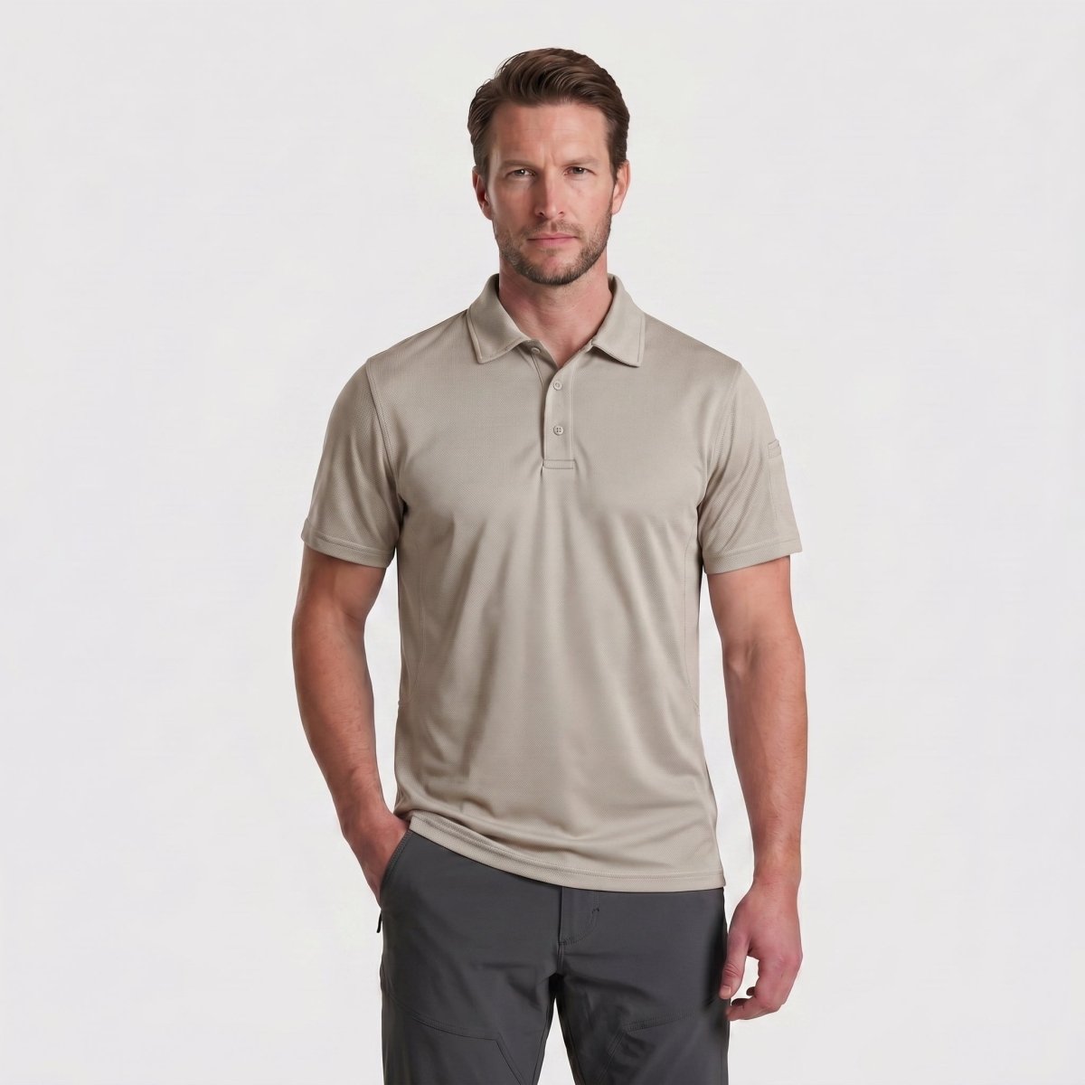 Mens Outdoor Sports Performance Polo Shirts
