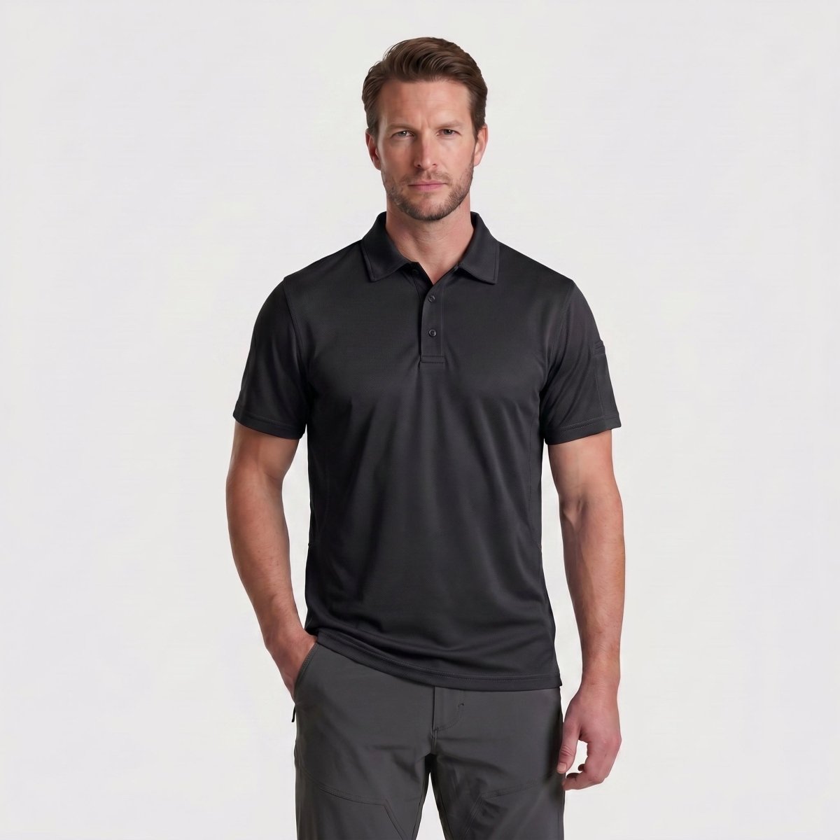 Mens Outdoor Sports Performance Polo Shirts