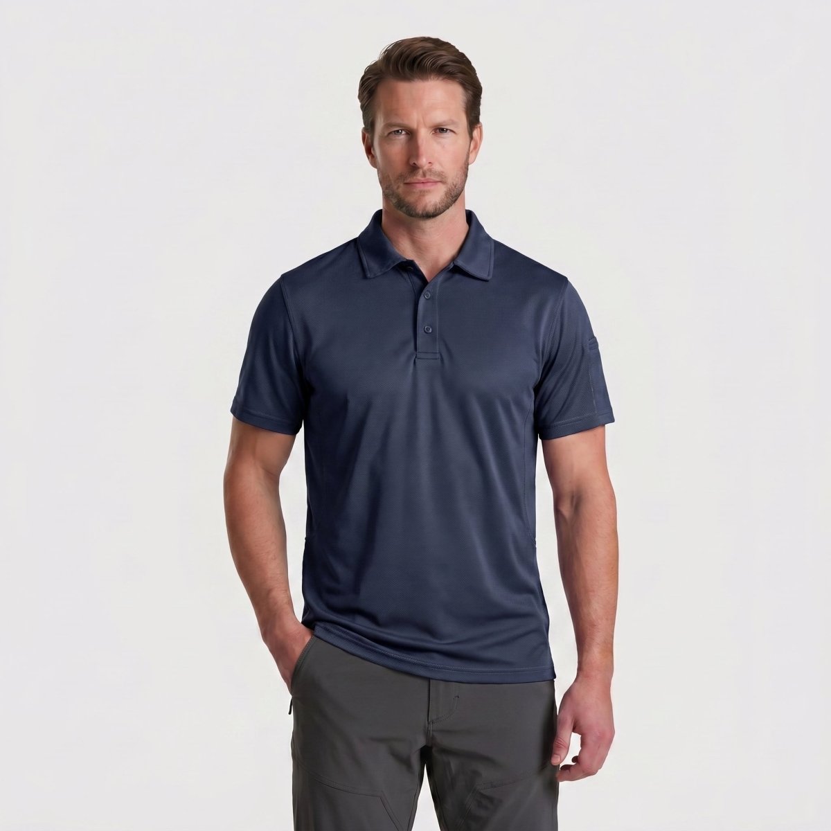 Mens Outdoor Sports Performance Polo Shirts