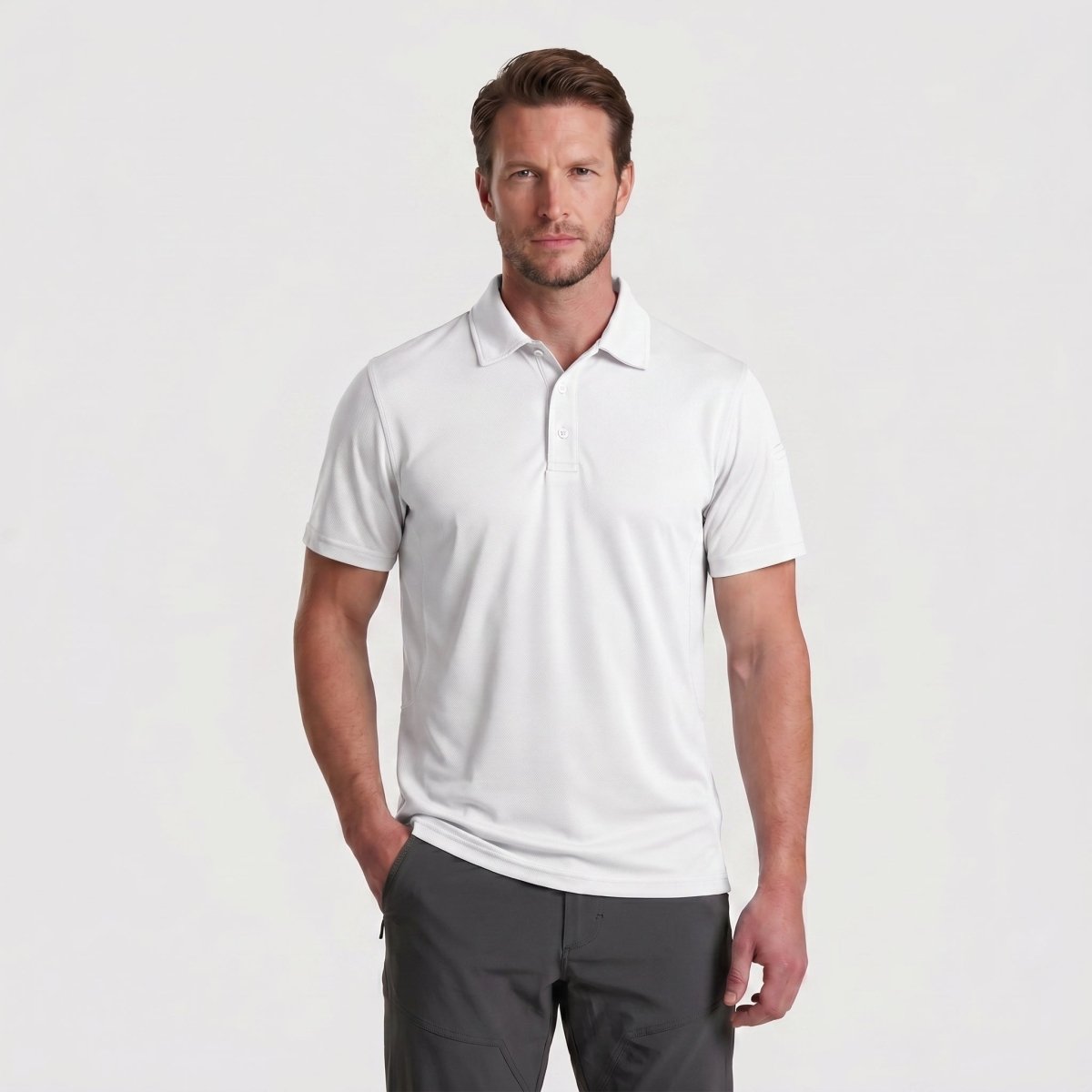 Mens Outdoor Sports Performance Polo Shirts