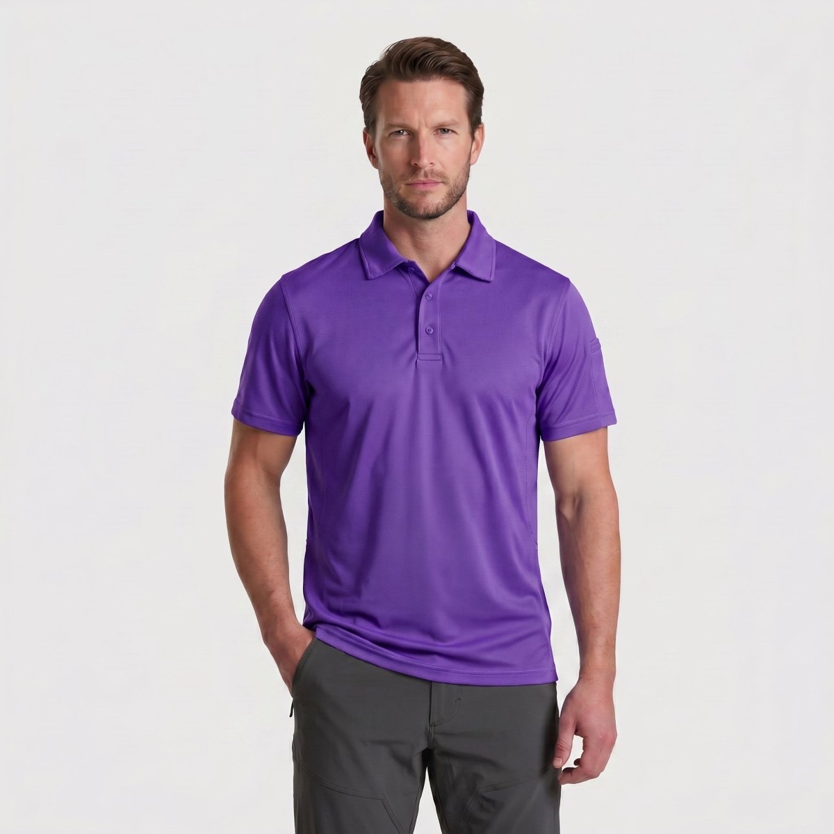 Mens Outdoor Sports Performance Polo Shirts