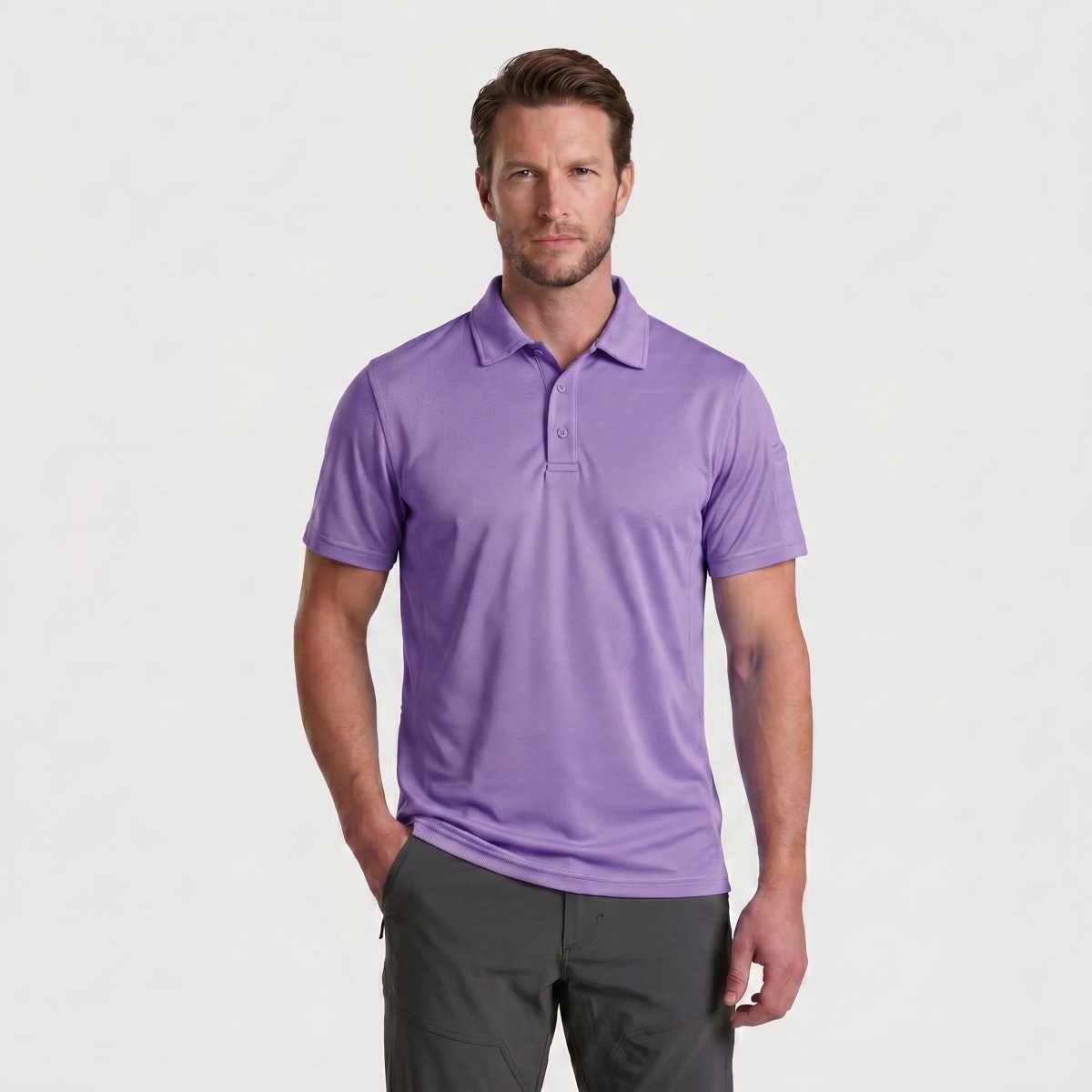 Mens Outdoor Sports Performance Polo Shirts