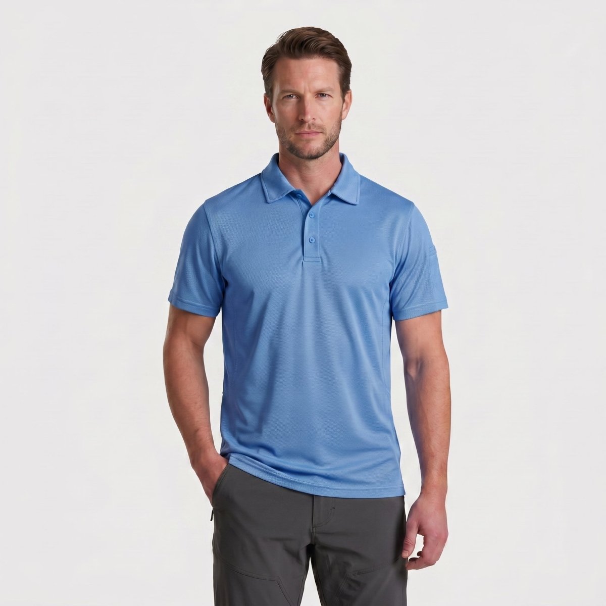 Mens Outdoor Sports Performance Polo Shirts
