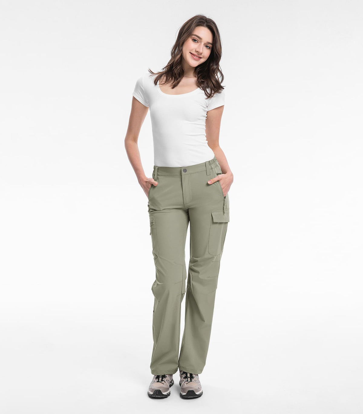 Women's Hiking Pants Lightweight Quick Dry Water Resistant - HikerFlex W023