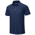 Men's UPF50+ Dry Fit Short Sleeve Performance Golf Polo Work Shirt
