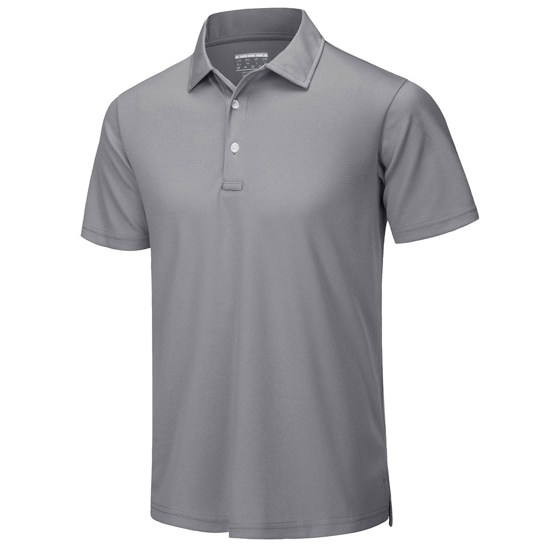 Men's UPF50+ Dry Fit Short Sleeve Performance Golf Polo Work Shirt