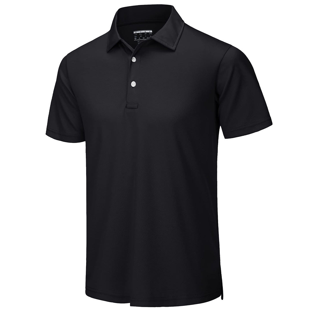 Men's UPF50+ Dry Fit Short Sleeve Performance Golf Polo Work Shirt