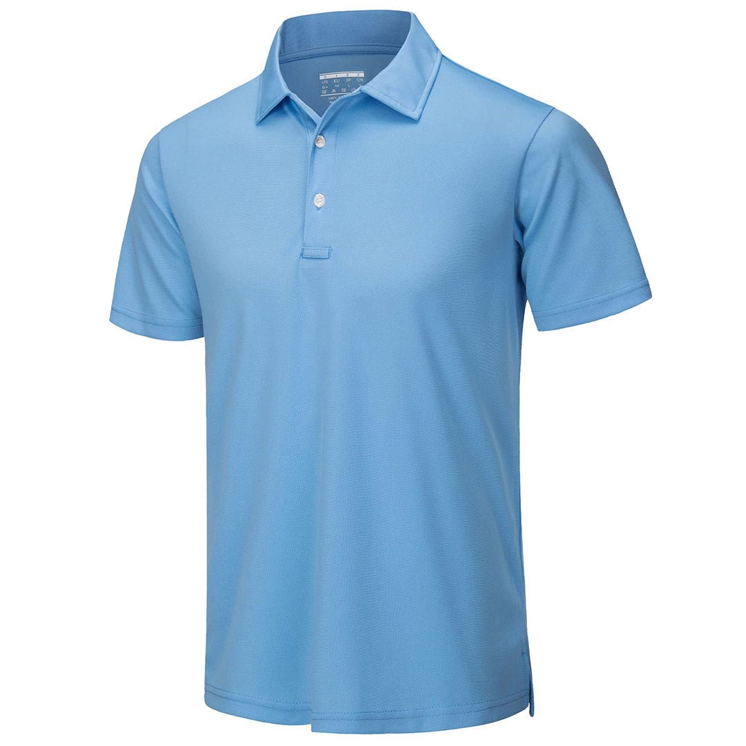 Men's UPF50+ Dry Fit Short Sleeve Performance Golf Polo Work Shirt