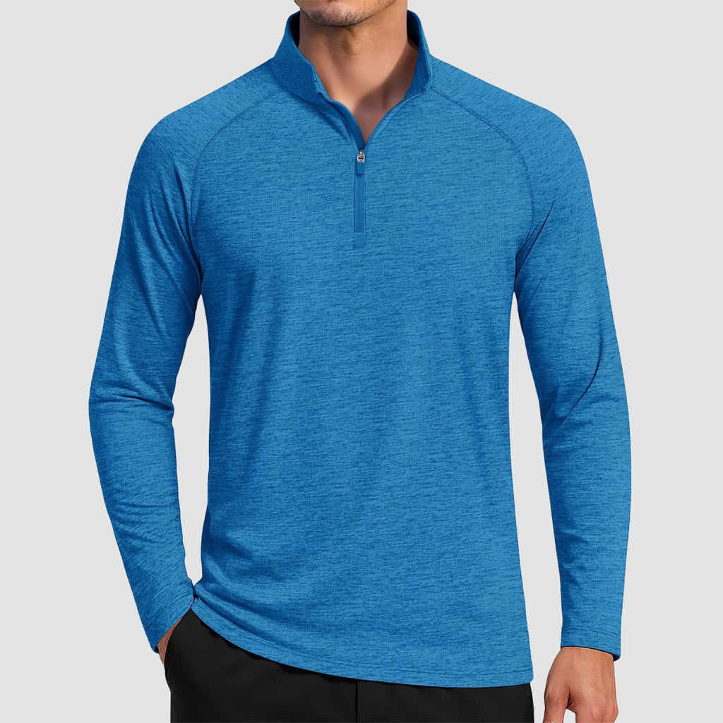 UPF 50+ Quarter Zip Long Sleeve Shirt