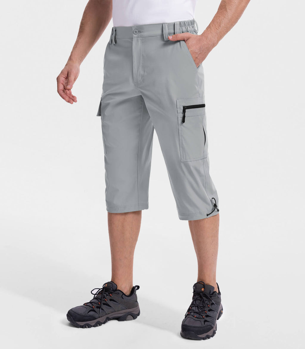 Men's 3/4 Short Bermuda Cargo Outdoor Capris - TrailPioneer M031