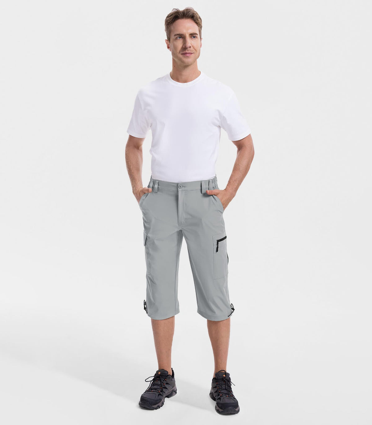 Men's 3/4 Short Bermuda Cargo Outdoor Capris - TrailPioneer M031