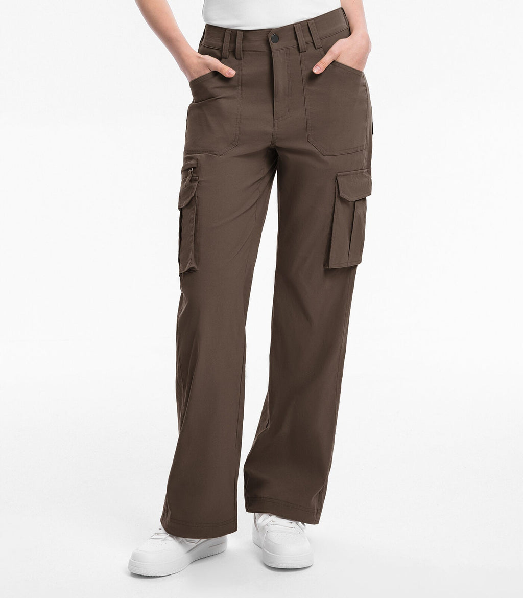 Women's Cargo Hiking Pants High Waisted - HikerFlex W037