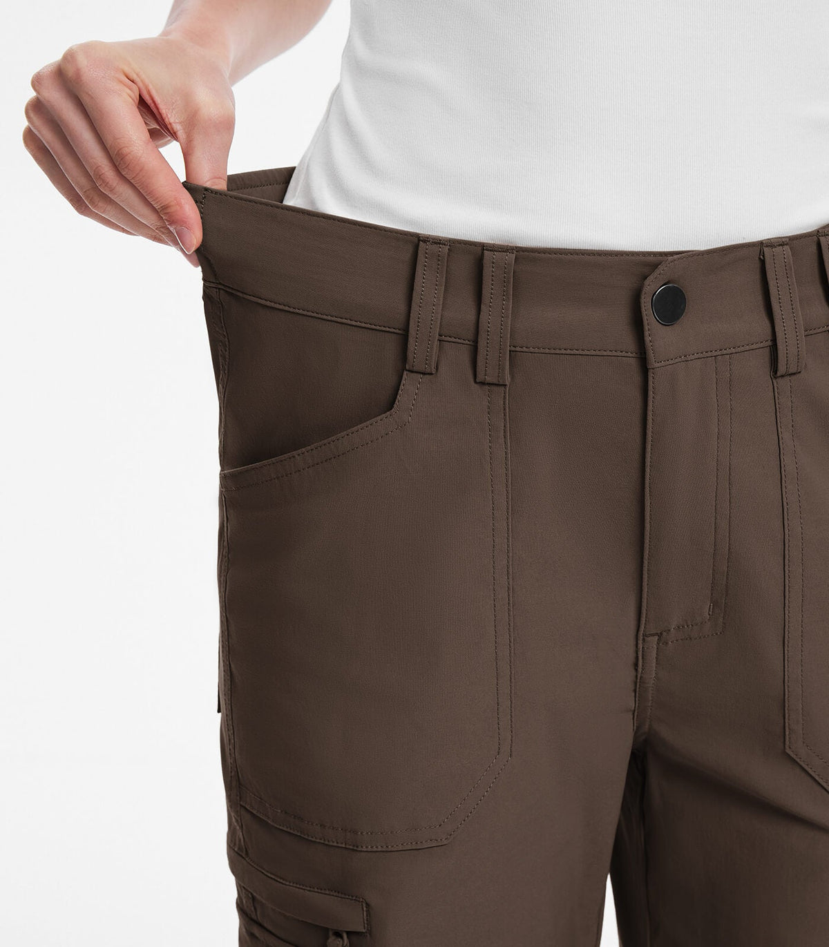 Women's Cargo Hiking Pants High Waisted - HikerFlex W037